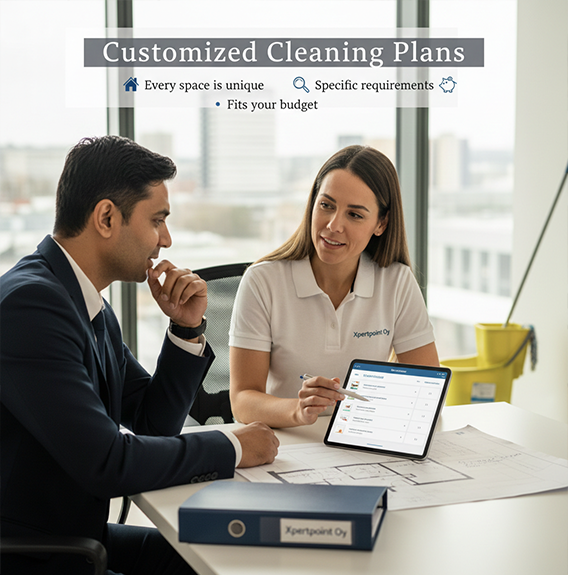 Räätälöidyt siivoussuunnitelmat